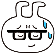 困ったお仕事ウサギの画像